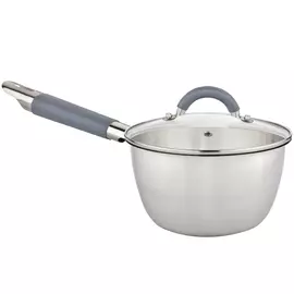 ковш HITT Speise 1,5л 16см нерж.сталь стекл. крышка