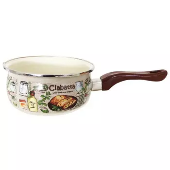 ковш METROT Чиабатта 1,6л 16см эмал. сталь без крышки