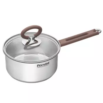 ковш RONDELL Etery 1,3л 16см нержавеющая сталь, индукция