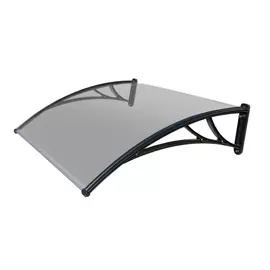 козырек для двери, 1200х930 мм, поликарбонат, прозрачный