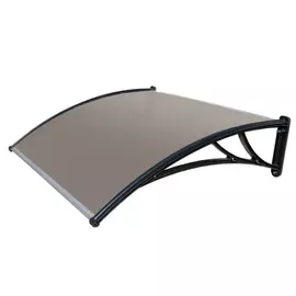 козырек для двери, 1500х930 мм, поликарбонат, бронза