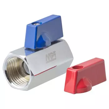 кран-мини AQUALINK 1/2" в/в флажок латунь