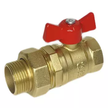 кран шаровой БАЗ со сгоном 3/4" в/н бабочка