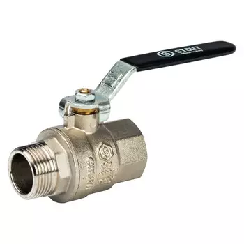 кран шаровой полнопроходной STOUT 3/4" ВР/НР ручка латунь