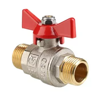 кран шаровой VALTEC Base 3/4" НР/НР бабочка