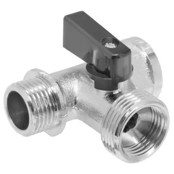 кран шаровый для подключения сантехнических приборов, 1/2"х3/4"х1/2"