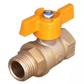 кран шаровый газовый БАЗ 3/4" в/н бабочка