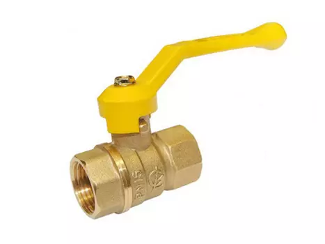 кран шаровый газовый ГАЛЛОП 1/2" в/в ручка латунь