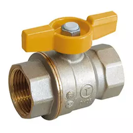 кран шаровый газовый GIACOMINI 3/4" в/в бабочка