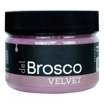 краска акриловая DEL BROSCO Velvet интерьерная 0,25л вересковая, арт.2504197
