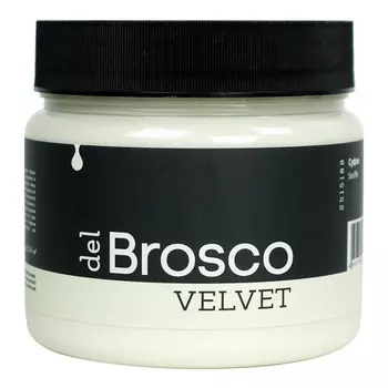 краска акриловая DEL BROSCO Velvet интерьерная 0,4л бежевая, арт.2515188