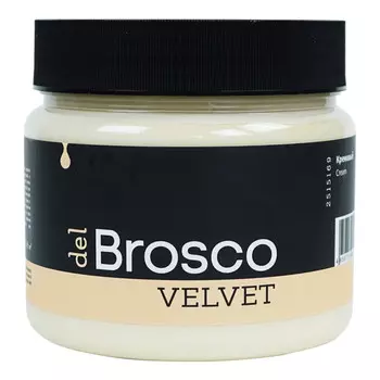 краска акриловая DEL BROSCO Velvet интерьерная 0,4л бежевая, арт.2515169