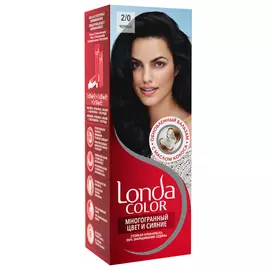 краска для волос LONDA COLOR 2/0 Черный