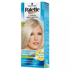 краска для волос PALETTE C10 серебристый блондин