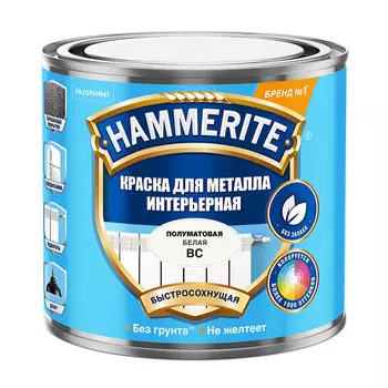 краска в/д HAMMERITE база BС интерьерная 0,5л бесцветная, арт.5588417