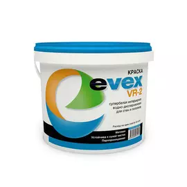 краска в/д Эвекс ВР-2 интерьерная супербелая 1кг, арт.Эвекс ВР-2 1кг