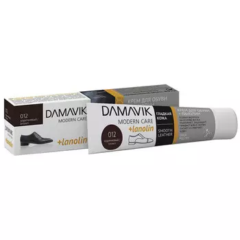 крем для обуви DАМАVIК в тубе с ланолином 40мл коричневый