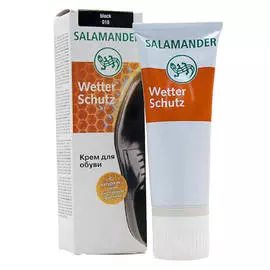 крем для обуви SALAMANDER Wetter Schutz , 75 мл, черный, тюбик