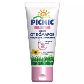 крем PICNIC baby, от комаров, 40 мл