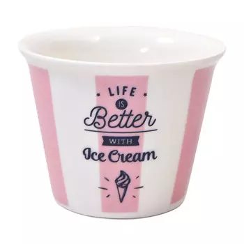 креманка MOST Сладкая жизнь розовая 200мл 9см фарфор