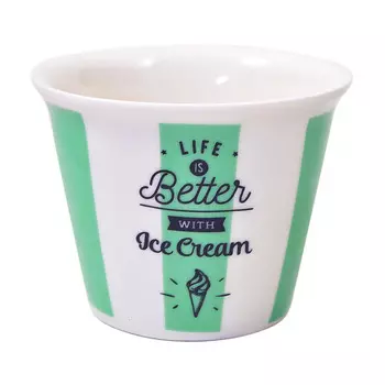 креманка MOST Сладкая жизнь зеленая 200мл 9см фарфор