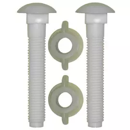 крепеж сиденья унитаза пластм.