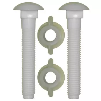 крепеж сиденья унитаза пластм.