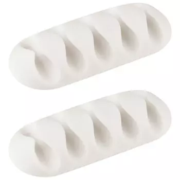 крепление для проводов PARK белое 2шт