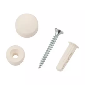 крепление для зеркал 18мм белый 4шт