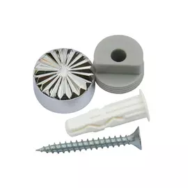 крепление для зеркал, хром, 18 мм, 4 шт, код 1001137734