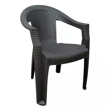 кресло Bella 61x57x80см коричневый полипропилен