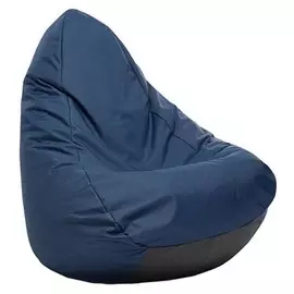 кресло-груша СТАНДАРТ, 700х700х1000 мм, синее, полиэстер 100%