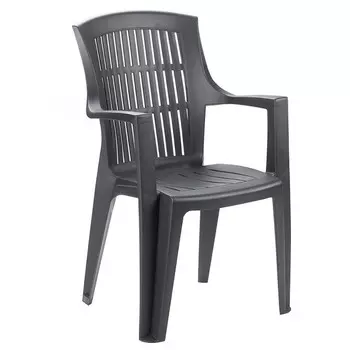 кресло IPAE Arpa 55х60х91см антрацит пластик