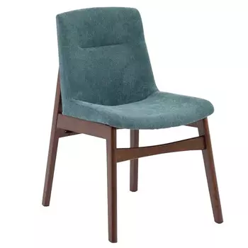 кресло KAJANG 615х490х800мм бирюзовое ткань/массив гевеи