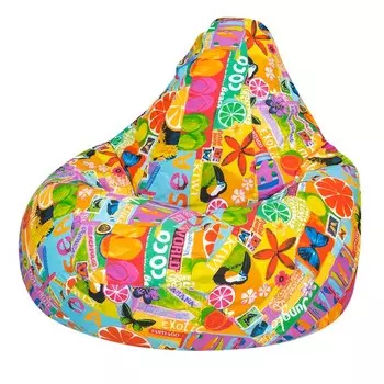 кресло-мешок Comfort Цитрус Разноцветный