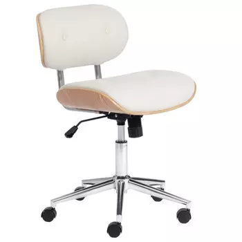 кресло офисное CRAFT кож.зам. белый