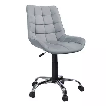 кресло офисное Феликс G 600x615x975мм ткань серый/хром