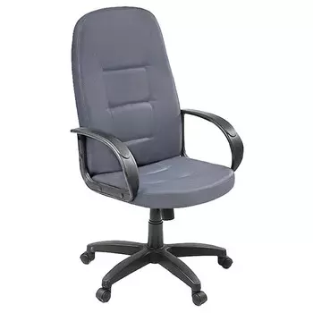 кресло офисное Катрин 640x700x1120мм ткань серый/черный