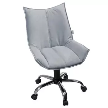 кресло офисное Осло G 600x615x975мм ткань серый/хром