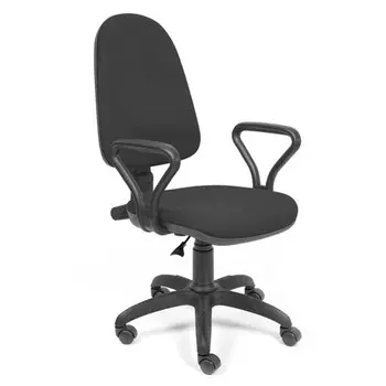 кресло офисное ПРЕСТИЖ САМБА черное ткань/пластик/металл