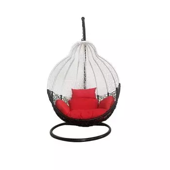 кресло-яйцо садовое сталь/ротанг 71х192х105см