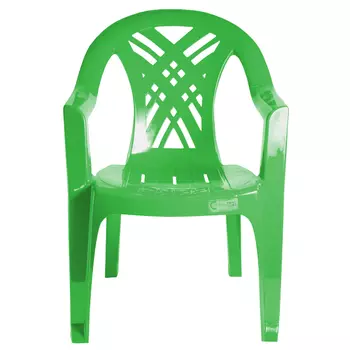 кресло Салют 66х60х84см салатовое пластик в асс-те