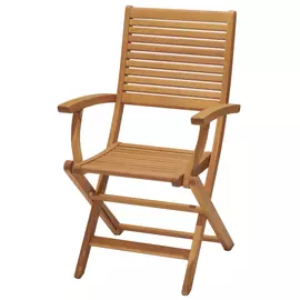 кресло складное KINGSBURY 577х540х937мм натуральный массив эвкалипта