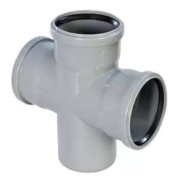 крестовина одноплоск для внутренней канализации OSTENDORF 110х110мм 87гр