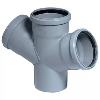 крестовина одноплоск для внутренней канализации OSTENDORF 110х110мм 67гр