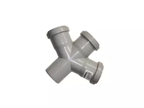 крестовина OSTENDORF одноплоск для внутренней канализации 50х50мм 67гр