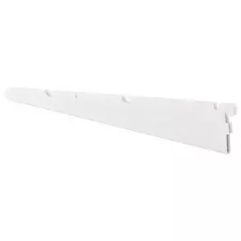 кронштейн для полок 435х10х70мм белый