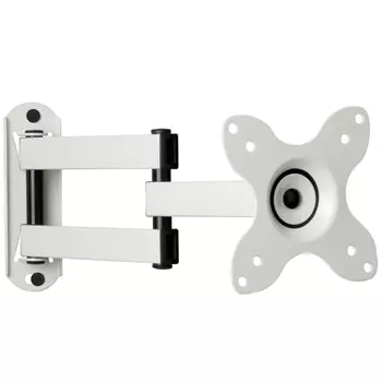 кронштейн MONSTERMOUNT МВ-4225 VESA 100-100 до 30кг накл/повор/бел.для телевизора