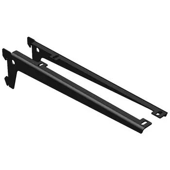 кронштейн одинарный для ДСП 280мм 2шт (L+R) черный