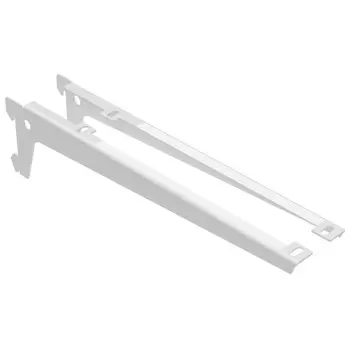 кронштейн одинарный для ДСП 280мм 2шт (L+R) белый